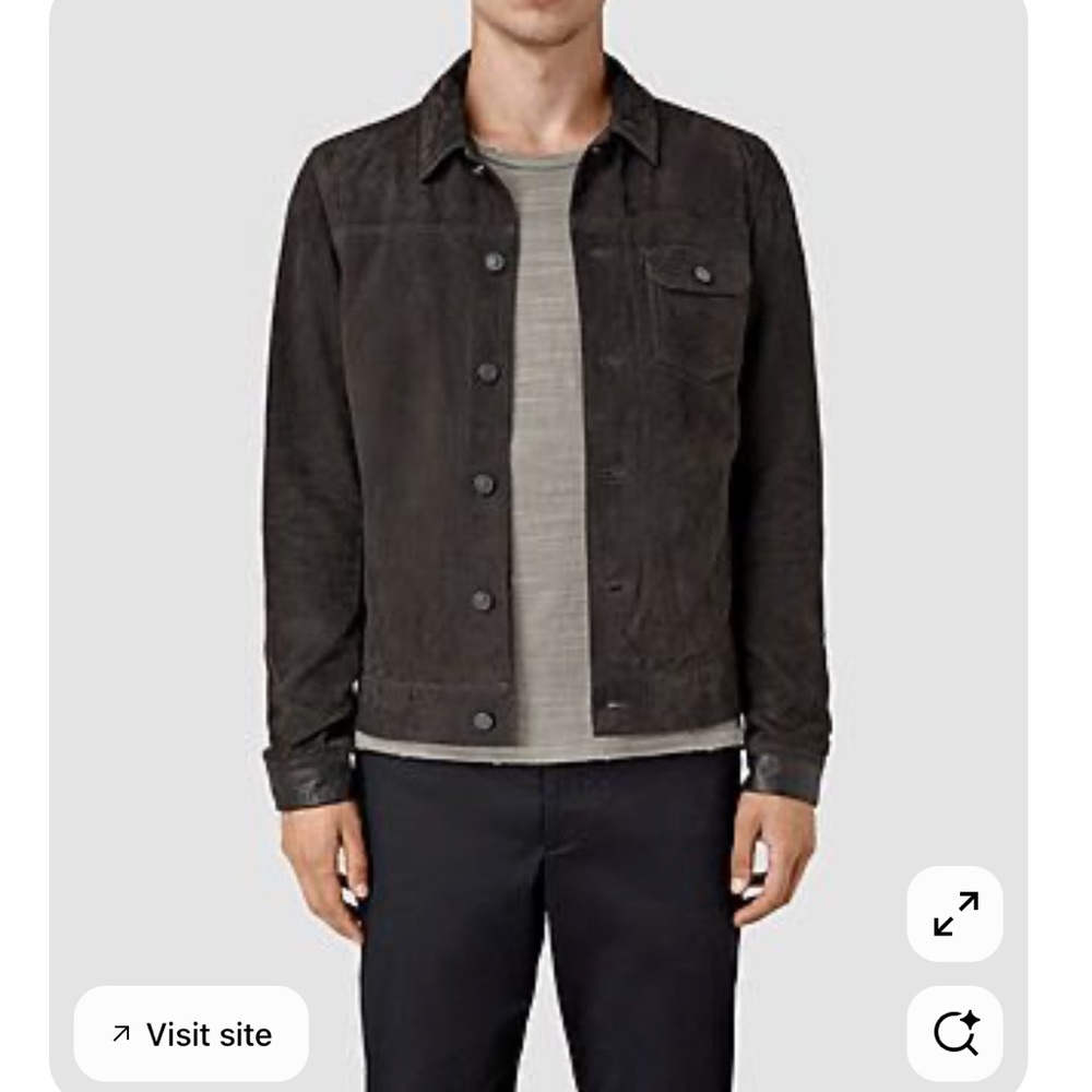 AllSaints suede Jacket